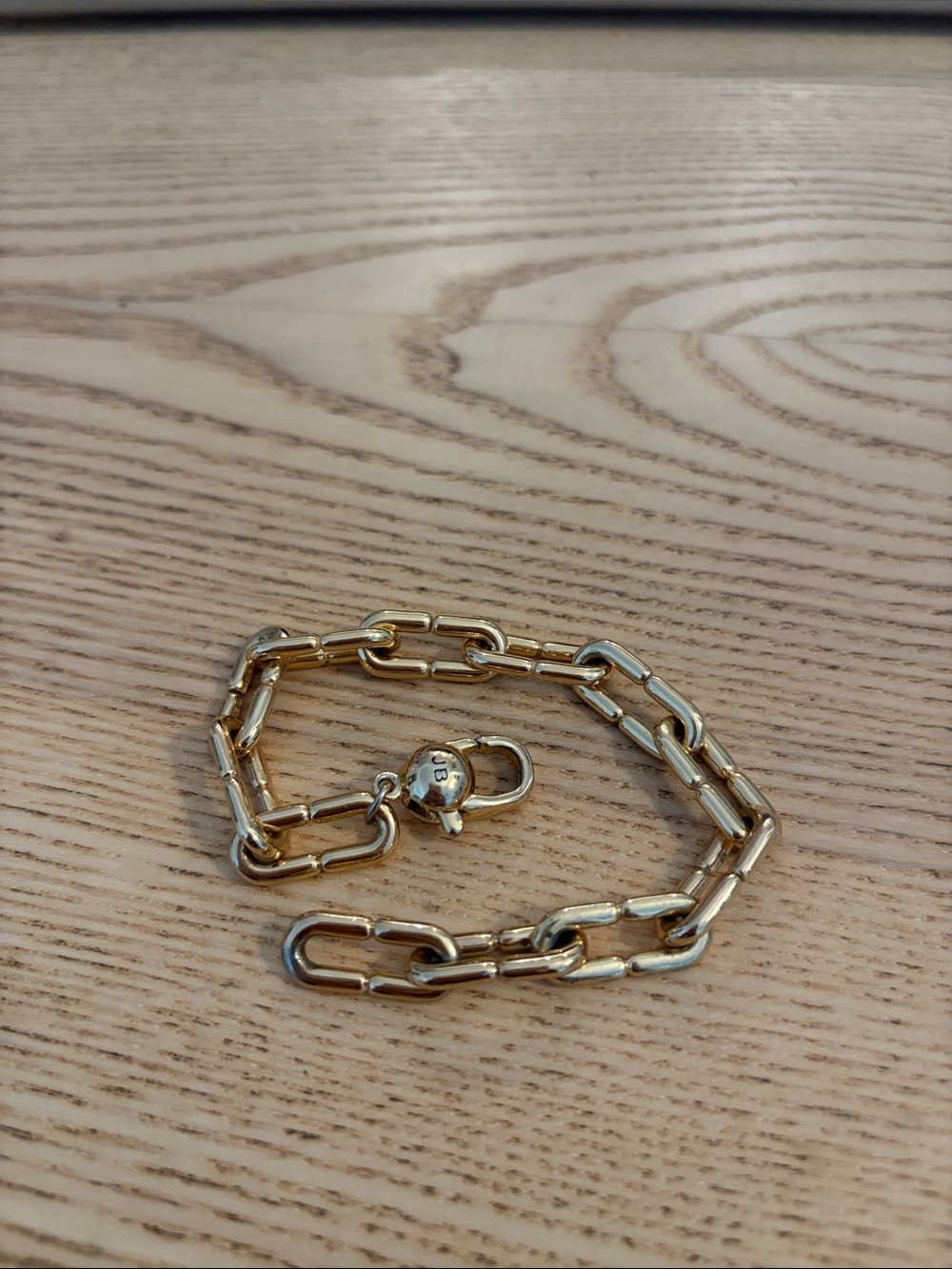 Jenny Bird Bamboo Link Bracelet - gold tone